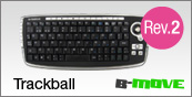 TECLADO TRACKBALL BMOVE MINI INALAMBRICO